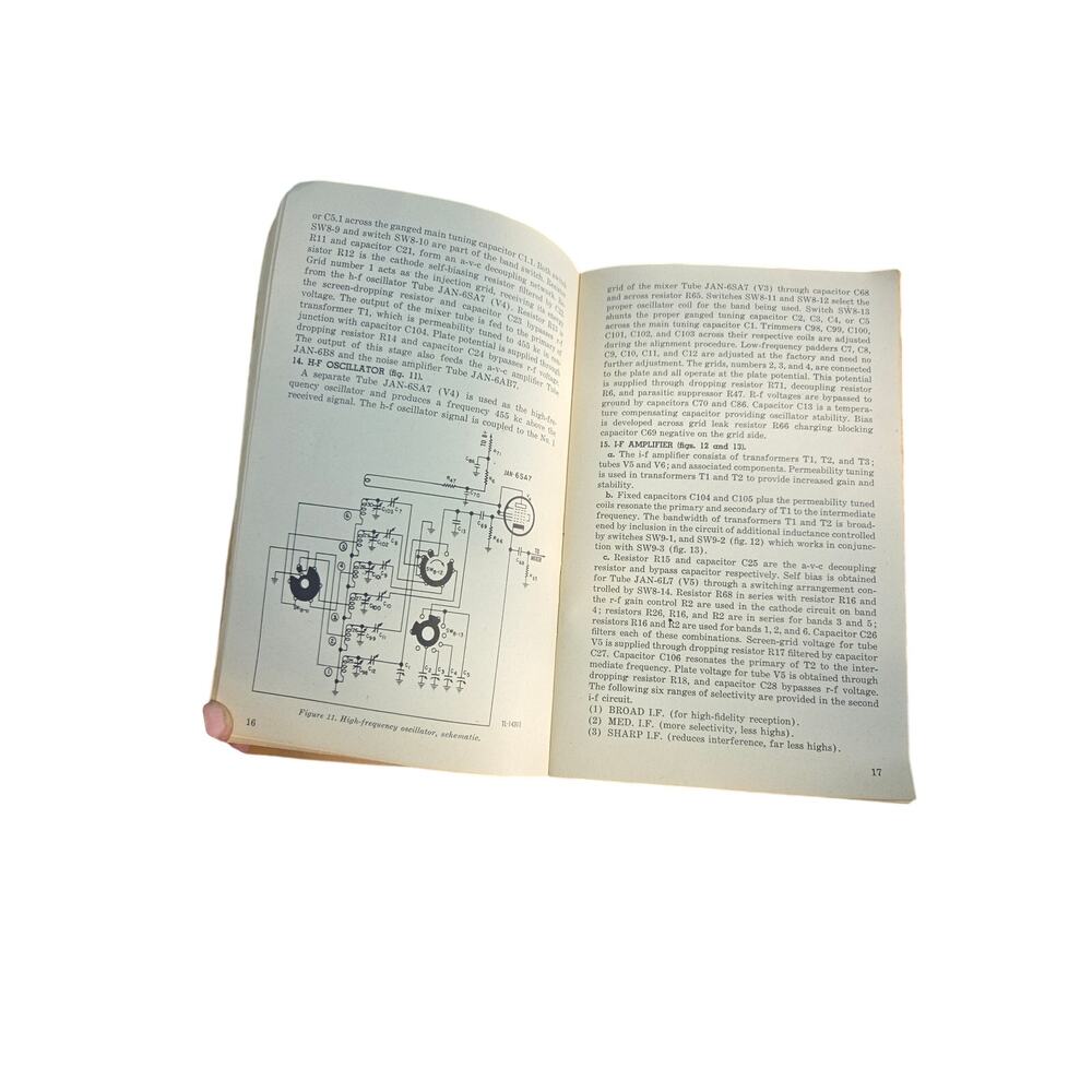 TM11-874 War department maual radio reciever AN/GRR-2 hallicrafters - Picture 3 of 5